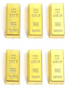 Pack de 6 Lingotes de Oro