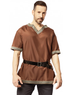 Camisa Medieval Marrón con...