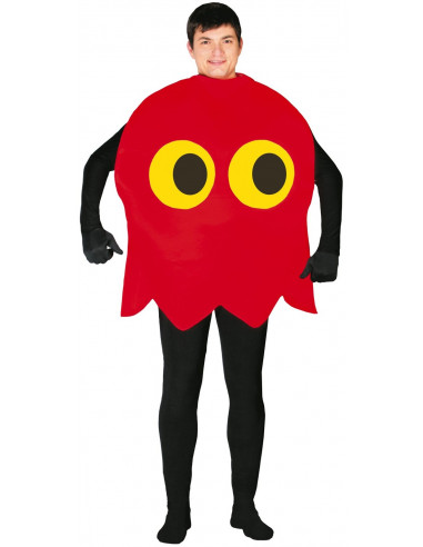 Disfraz de Fantasma Pac-Man Rojo para...