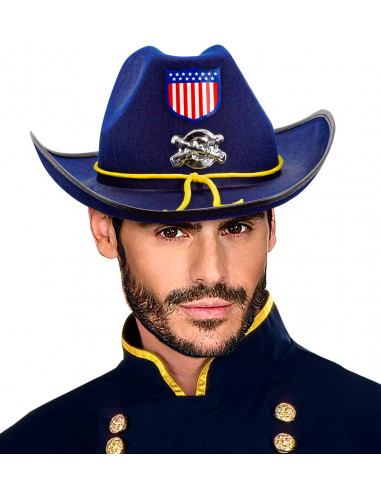 Sombrero de General Nordista Azul