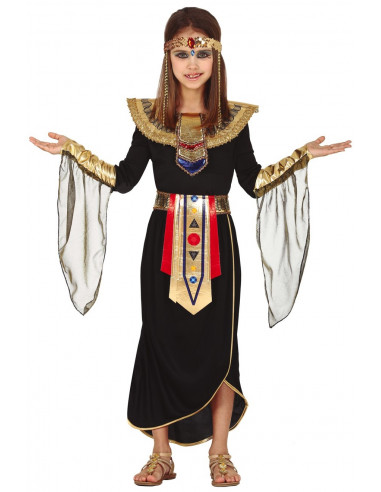 Disfraz de Cleopatra Negro para Niña