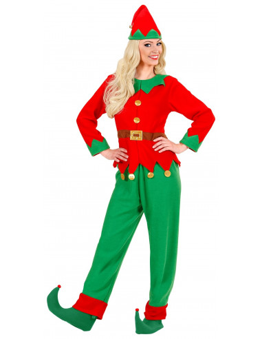Disfraz de Elfa de Navidad para Mujer