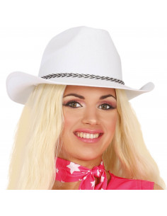 Sombrero de Vaquera Blanco
