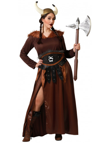 Disfraz de Vikinga Oscura para Mujer