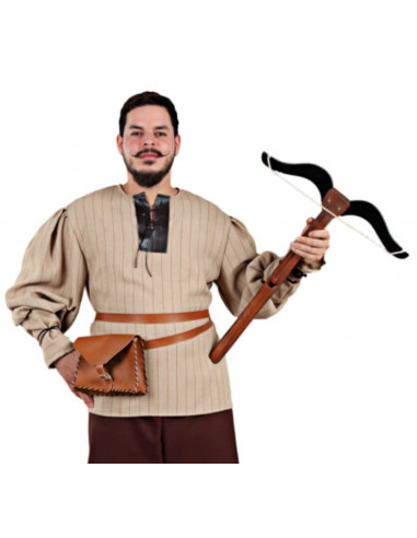 Camisa Medieval Beige para Hombre