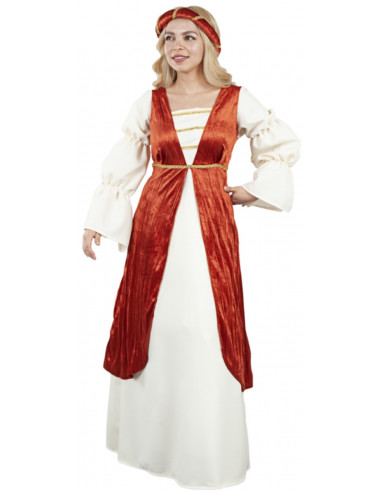 Disfraz de Princesa Medieval Rojo...