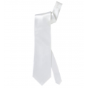 Corbata Blanca de raso