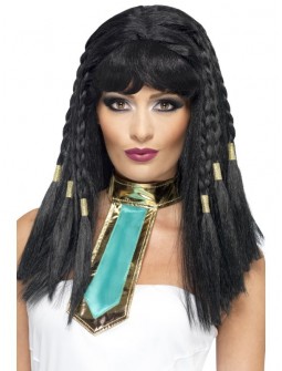 Peluca Cleopatra con Trenzas