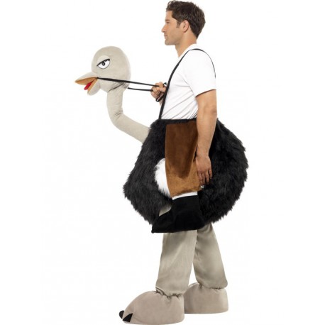 encerrar hoja ir al trabajo Disfraz de Hombre montado en Avestruz | Comprar Online