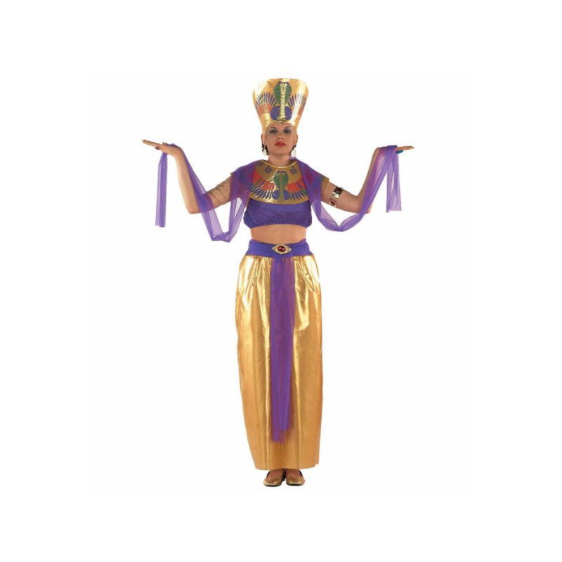 Disfraz de Cleopatra Morado y Dorado para Mujer | Comprar Online