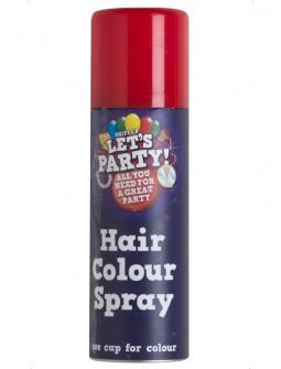 Spray para el pelo en rojo