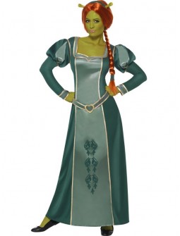 Vestido de Fiona Shrek con Peluca