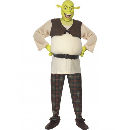 Shrek con careta de latex