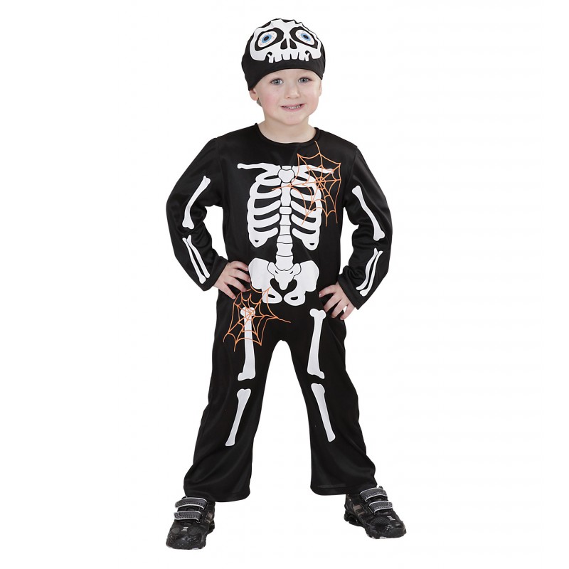 dialecto marzo Convención Disfraz de Esqueleto con gorro para niño - Envío 24h