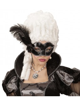 Antifaz negro brillante: Máscaras,y disfraces originales baratos - Vegaoo