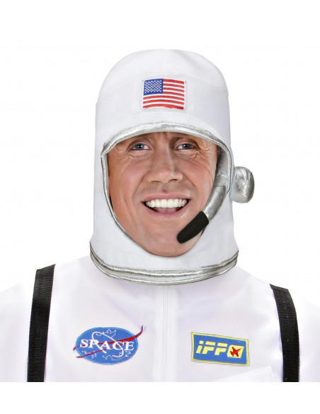 Gorro de Astronauta Blanco con Micro