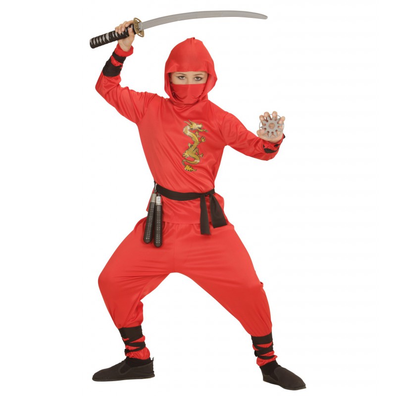 este Napier Sinfonía Disfraz de Dragon Ninja Rojo para Niños | Comrpar Online
