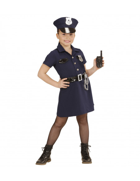 Ingresos no pueden ver Señora Disfraz de Policía para Niña | Compra Online