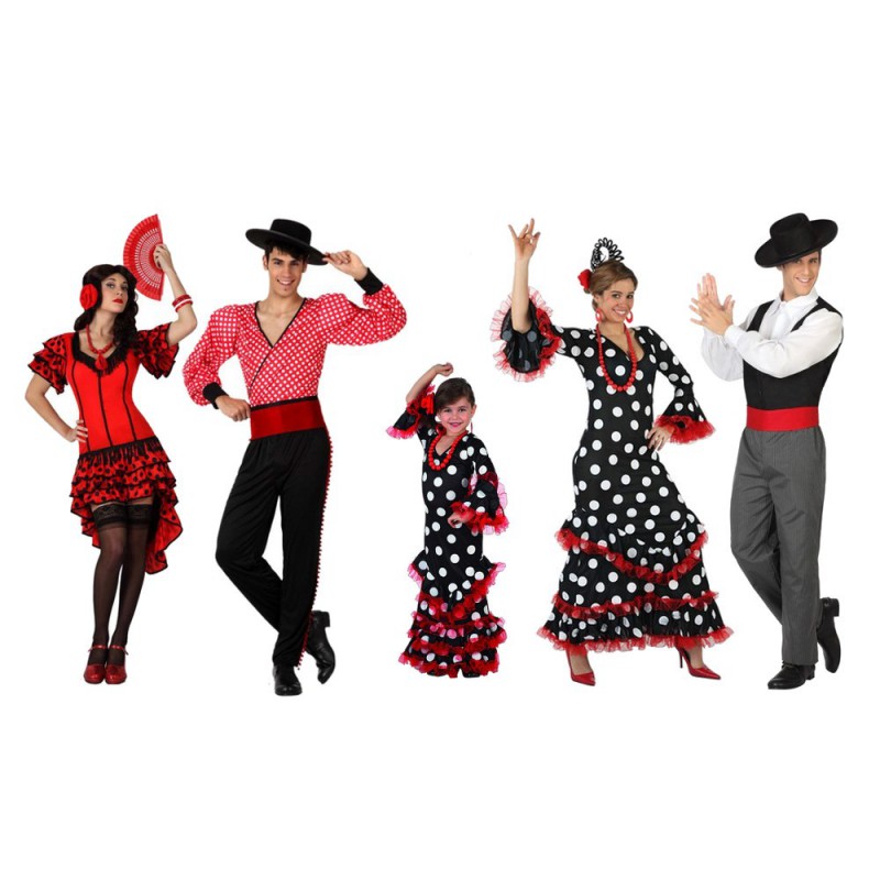 procedimiento Discurso Enfadarse Disfraces para Familia de Flamencos | Comprar Online