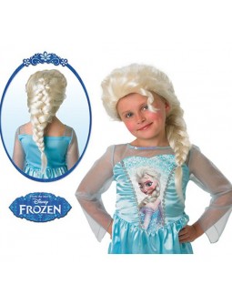 Peluca de Elsa Frozen para Niña