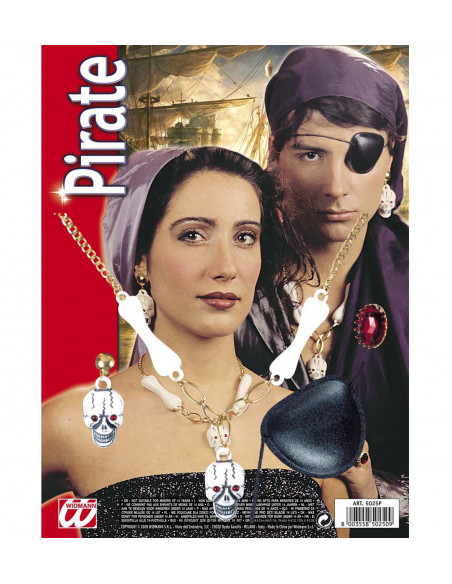 Kit Pirata con Joyas y parche