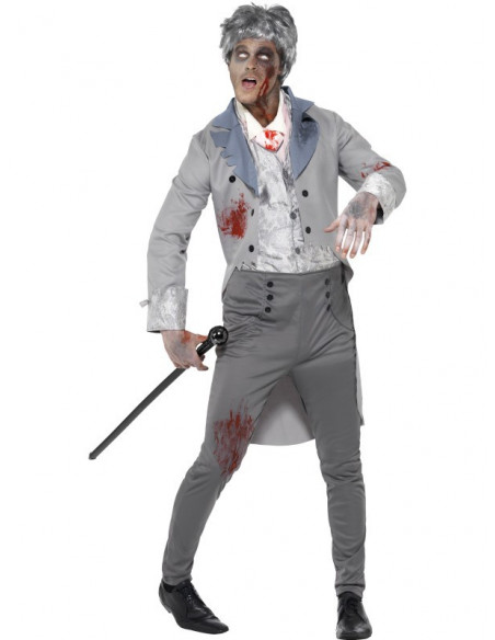 Disfraz de Zombie elegante para hombre