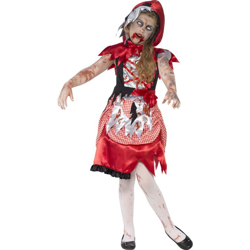 al límite invadir Continente Disfraz de Caperucita Roja Zombie para Niña | Comprar