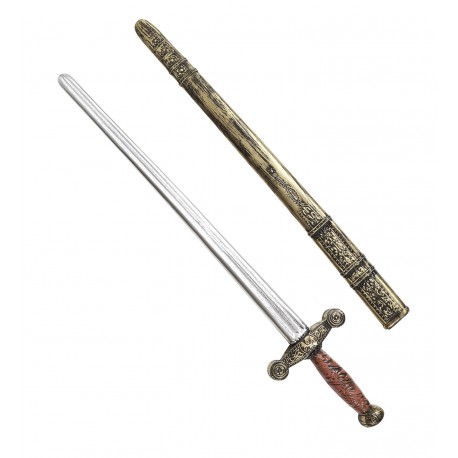 Espada Medieval Envejecida con funda