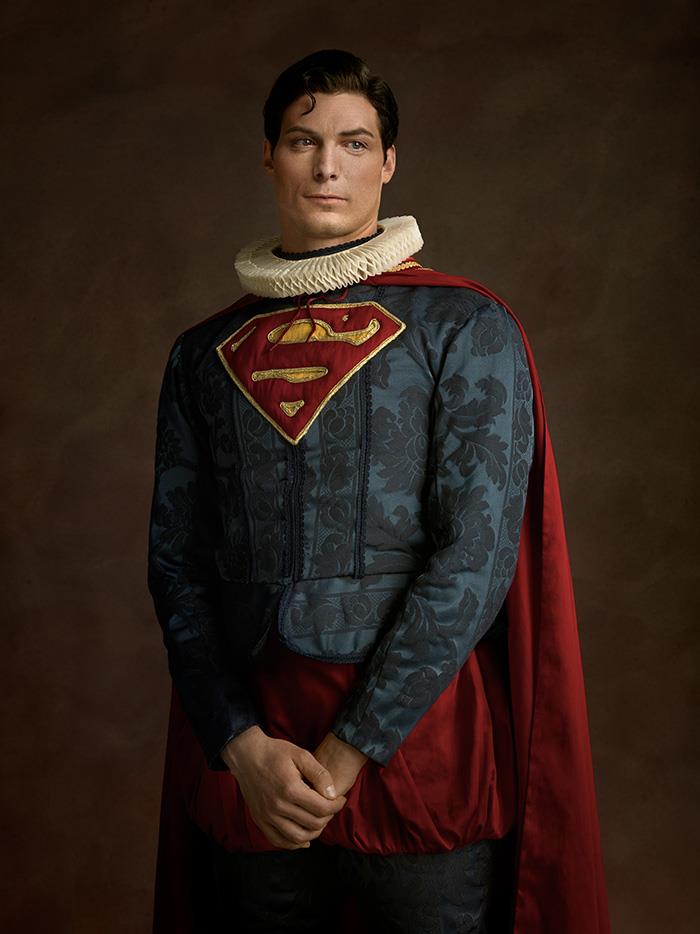 cosplay disfraz superman retro