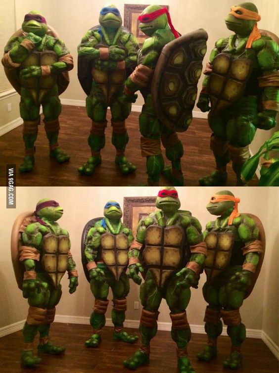 cosplays más originales tortugas ninja tortugas ninja cosplay