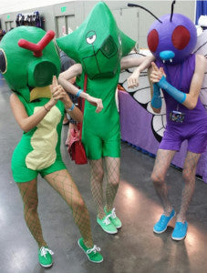 Cosplay weedle, metapod y butterfree