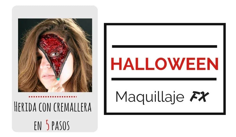 Tutorial Herida con Cremallera para Halloween en 5 Pasos - Disfraces Simon