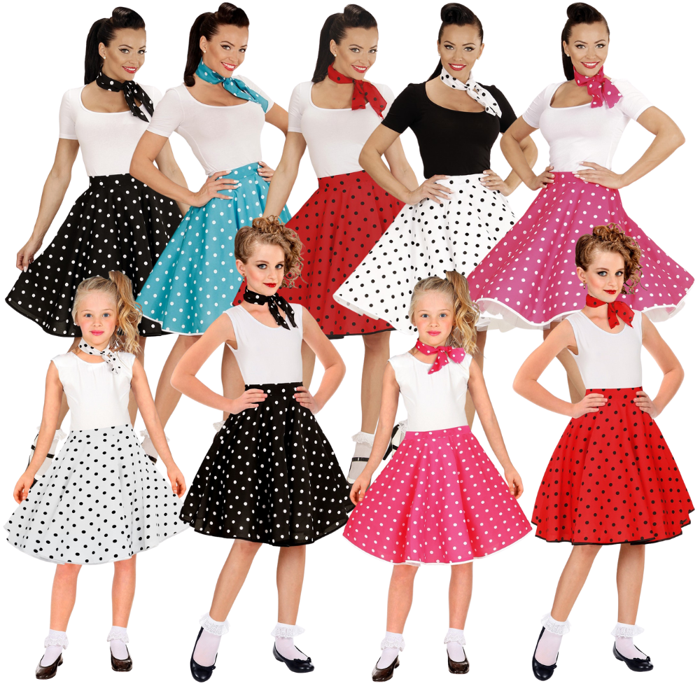Disfraces para Grupo de Chica Años 50