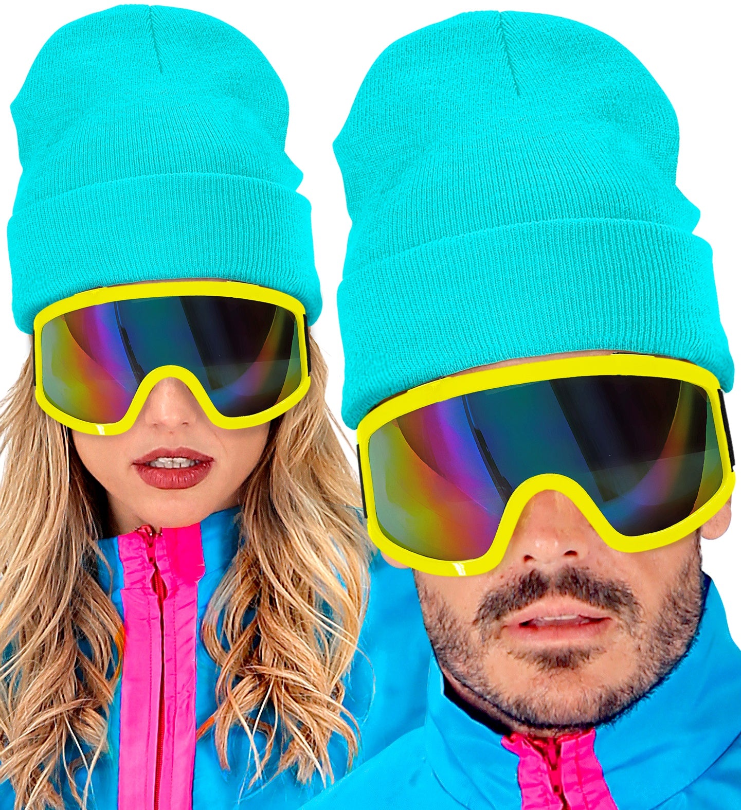 Gorro Azul Tipo Lana