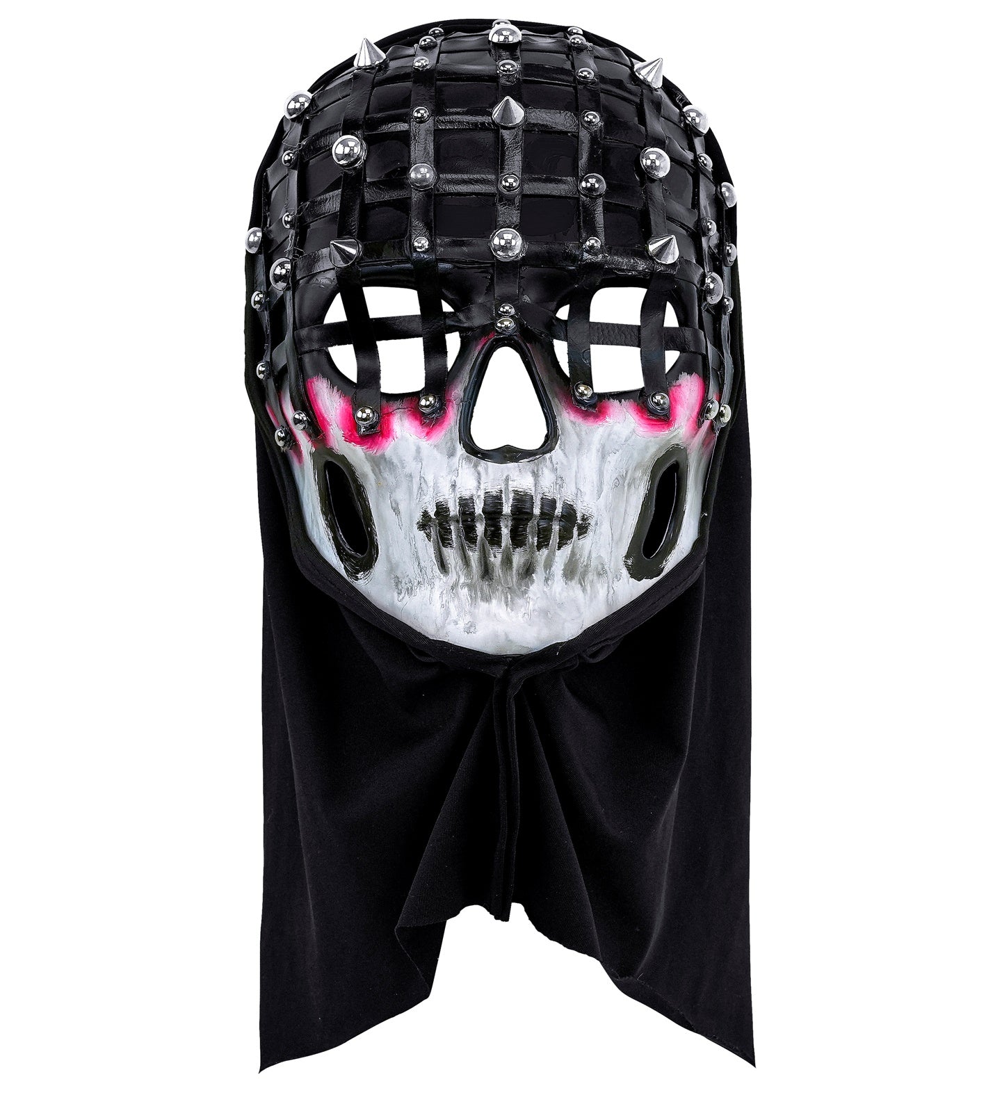 Máscara de Calavera con Capucha y Pinchos Máscaras Halloween Widmann