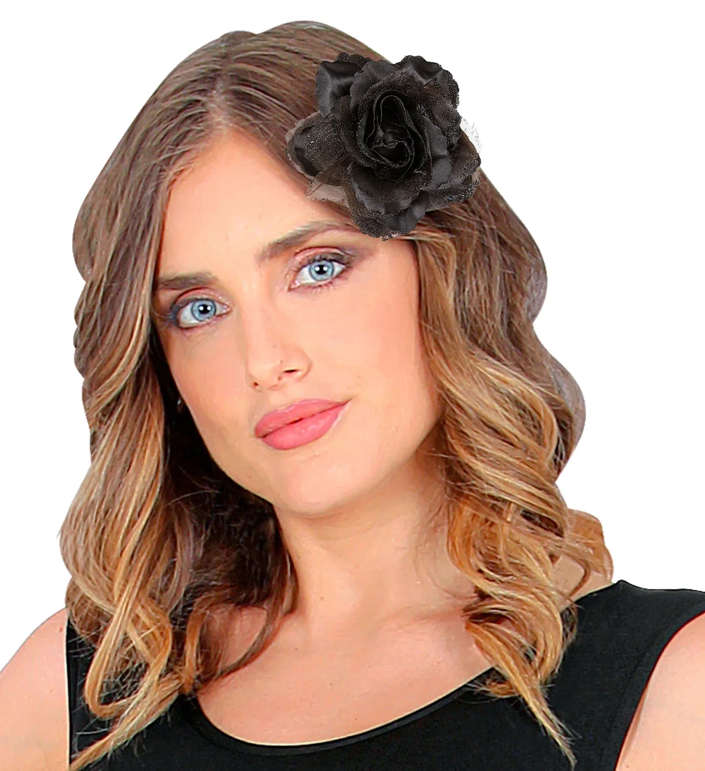 Flor de Tela Negra Flores Widmann