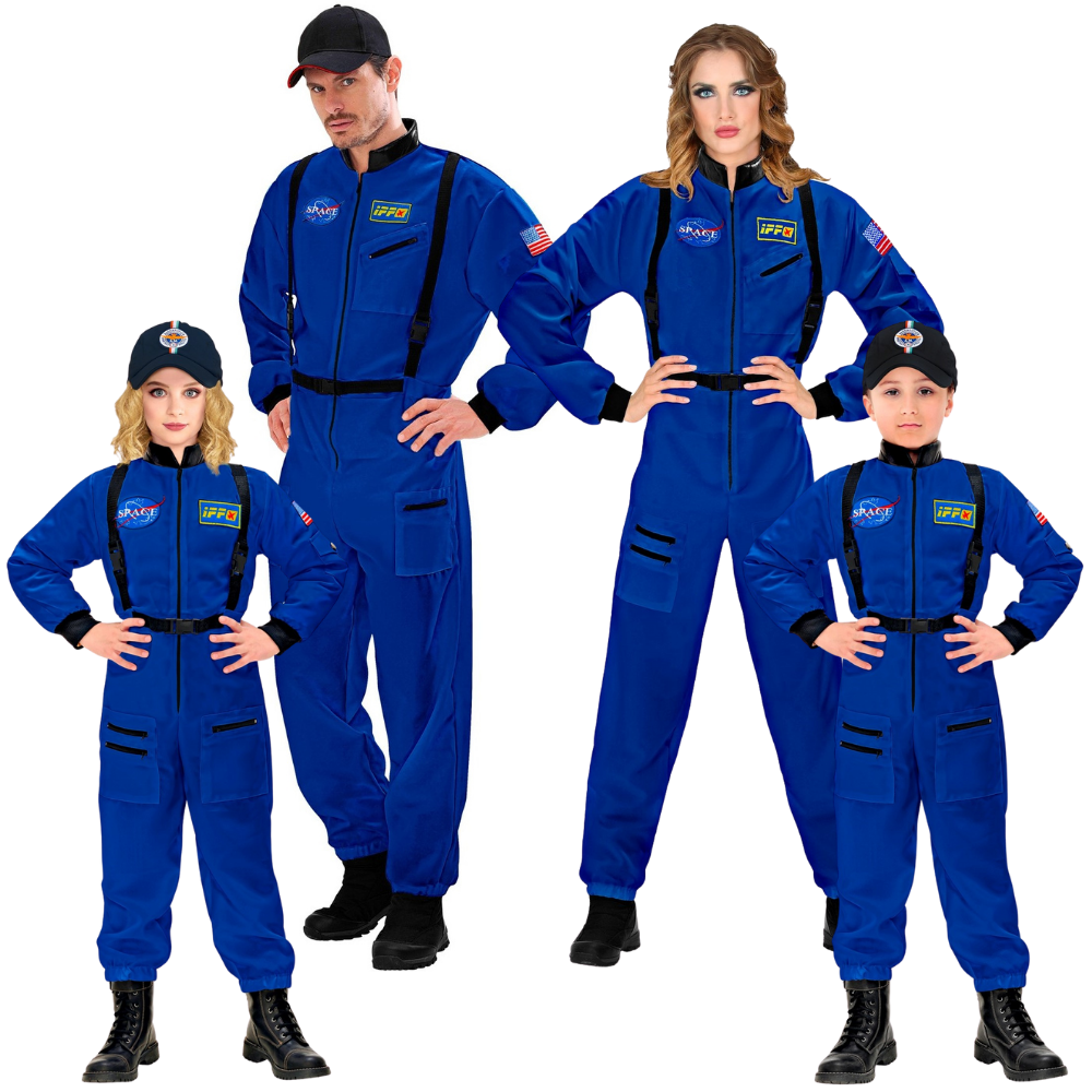 Disfraces para Grupo de Astronauta Azul