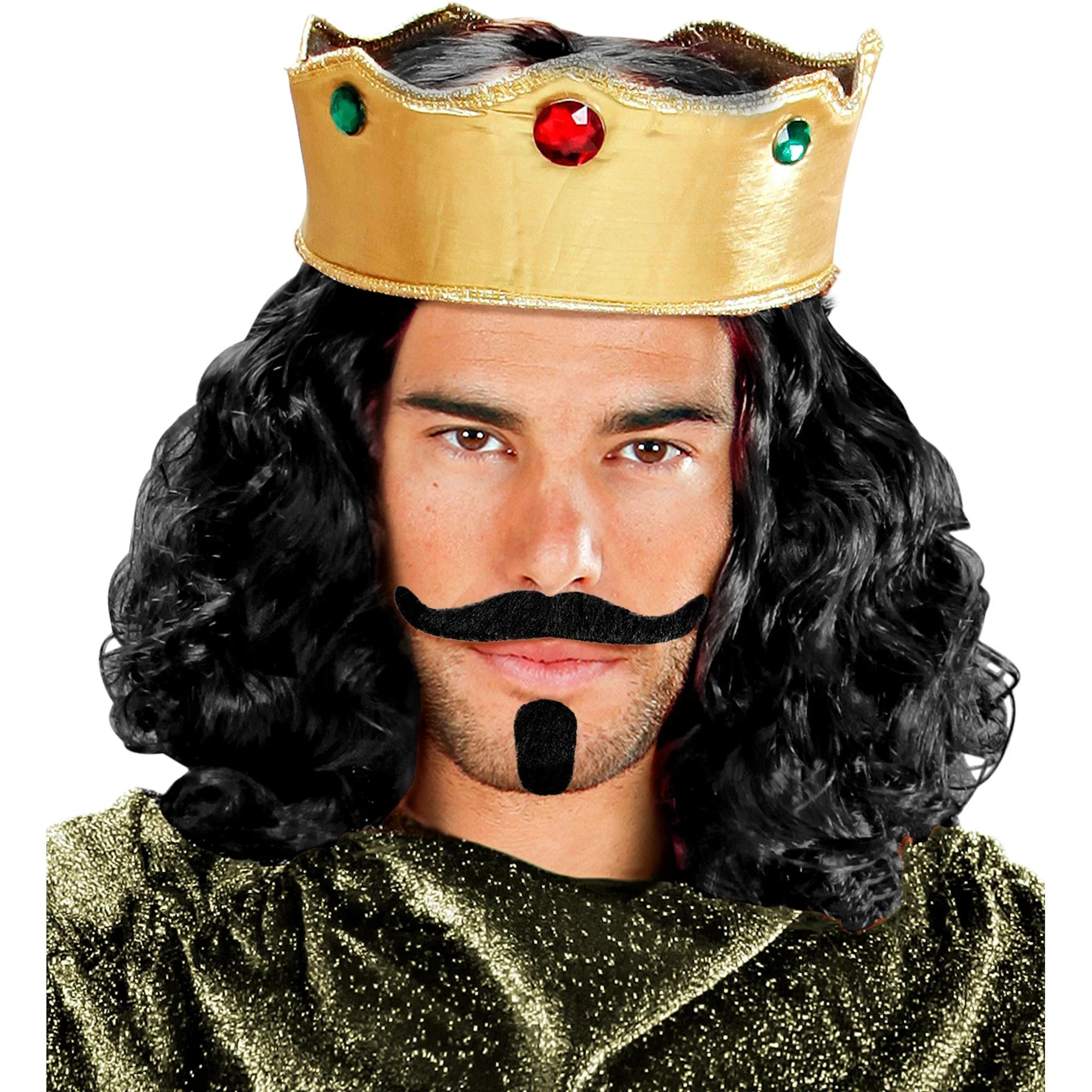 Bigote con Perilla en Negro COMPLEMENTOS Widmann