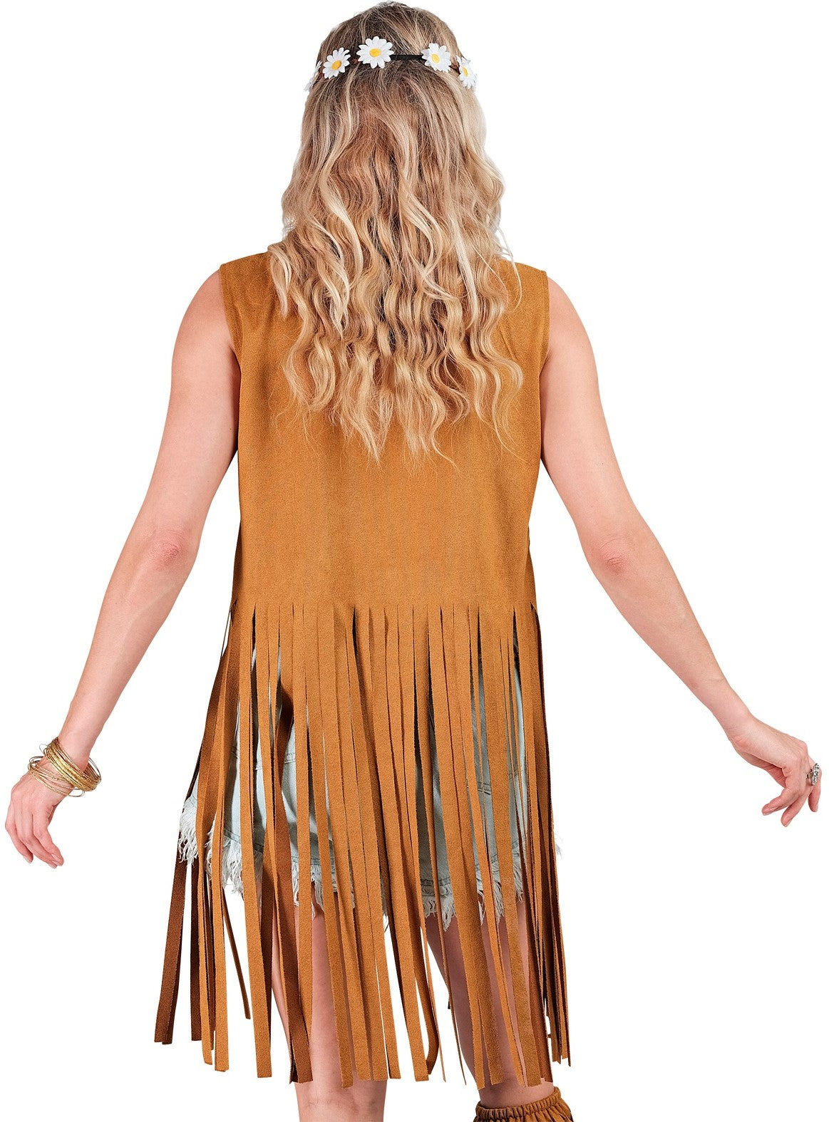 Chaleco Hippie Decorado con Flecos Largos Hippie Widmann