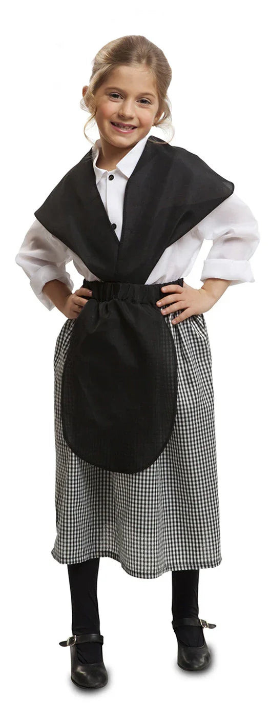 Disfraz de Castañera para Niña Navidad Infantiles Viving