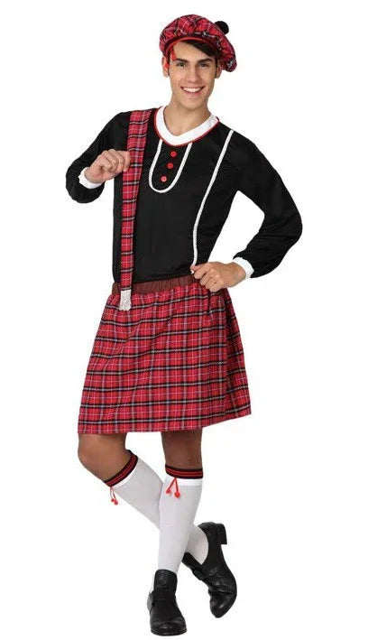 Disfraz de Escocés con Boina Escoceses Atosa