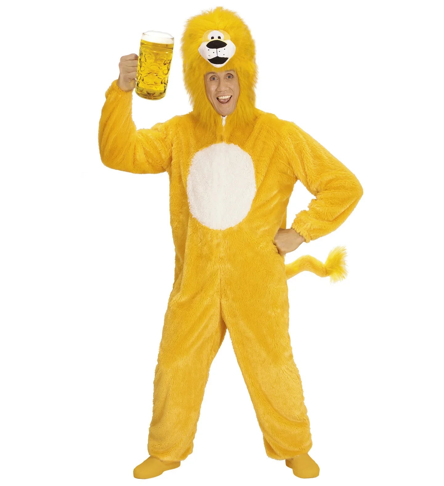 Disfraz de León Amarillo para Adulto Animales Widmann