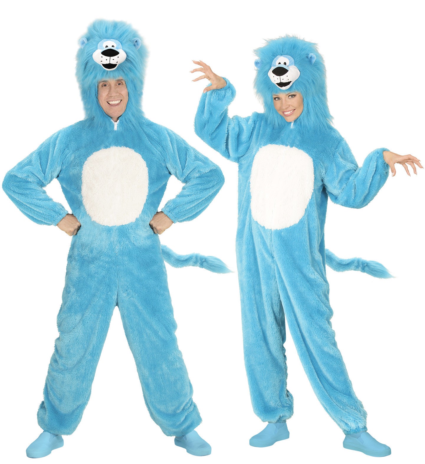 Disfraz de León Azul para Adulto Animales Widmann