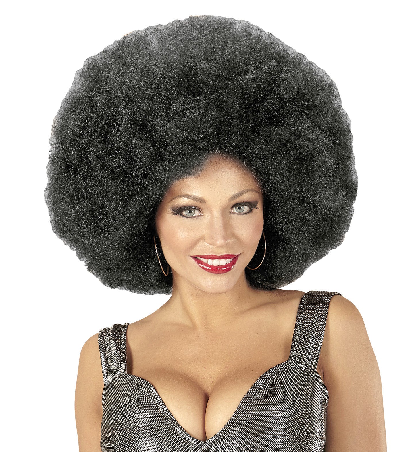 Peluca Super Afro Morena Pelucas Widmann