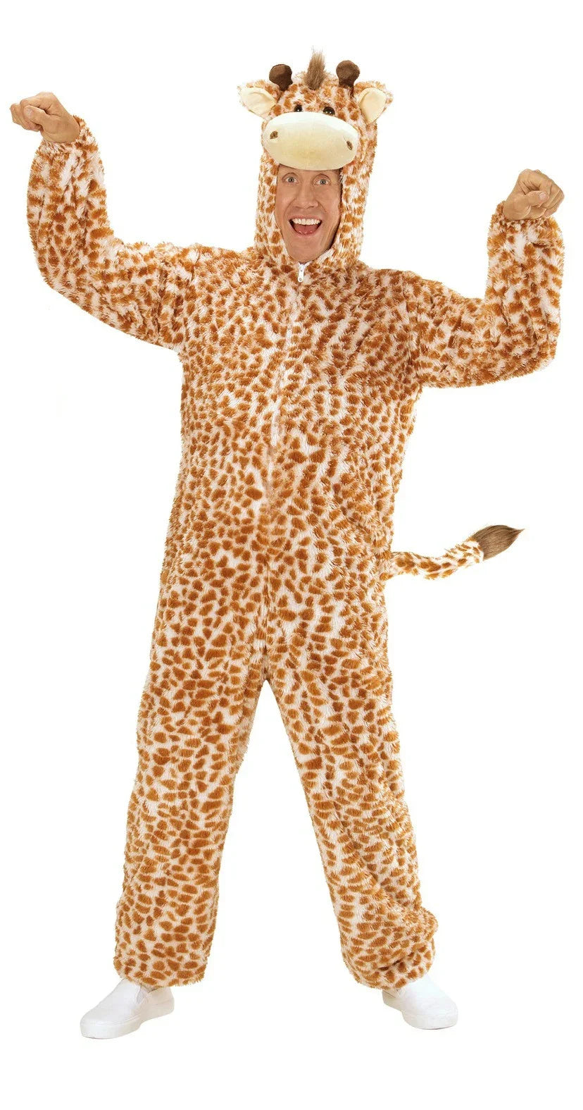 Disfraz de Jirafa Unisex de Peluche Animales Widmann