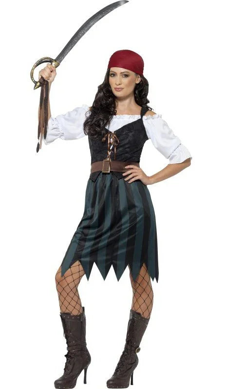 Disfraz de Pirata del Caribe para Mujer Piratas Smiffys