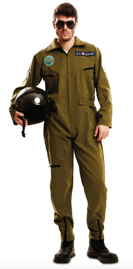 Disfraz Piloto Top Gun Militares y Soldados Viving