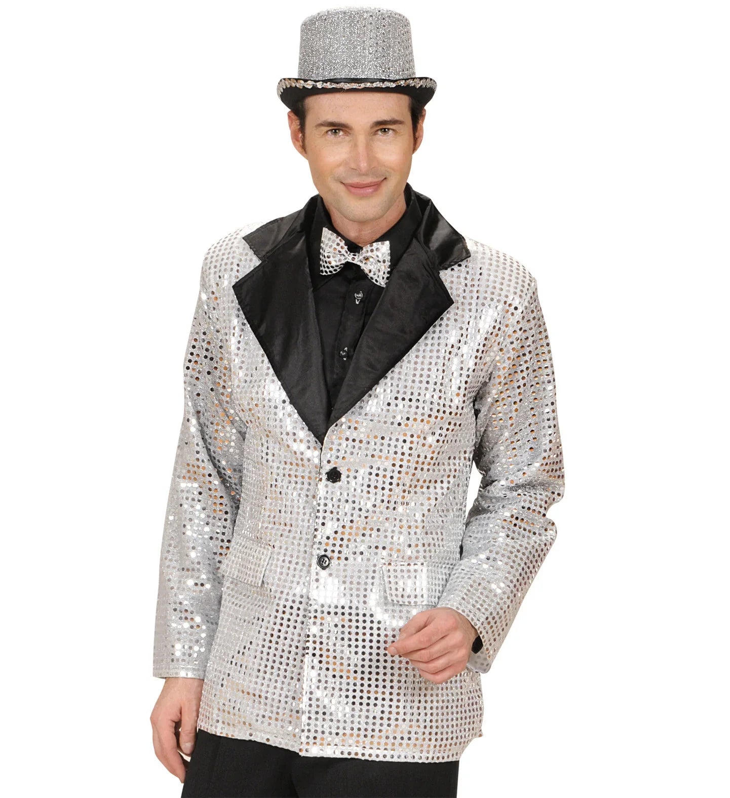 Chaqueta de Lentejuelas Plateada Chaquetas y Fracs Widmann