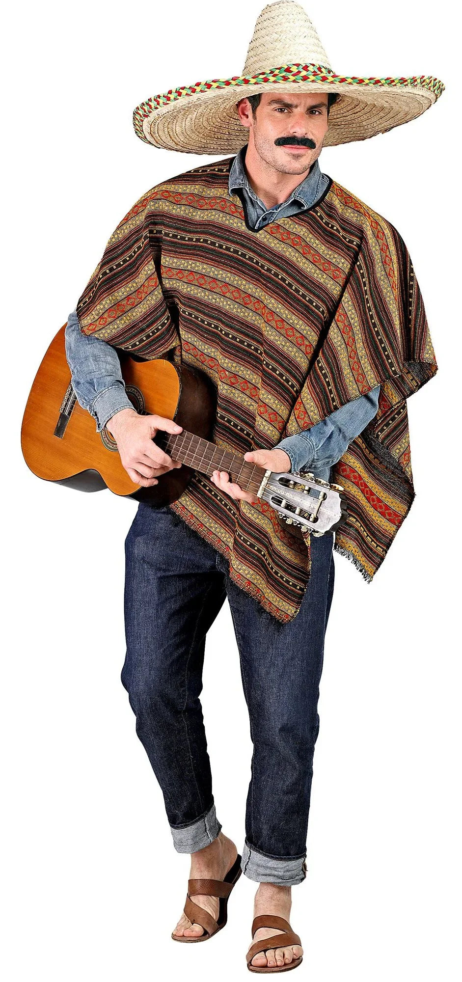Poncho de Vaquero o Mexicano Reversible para Adulto Mexicanos Widmann