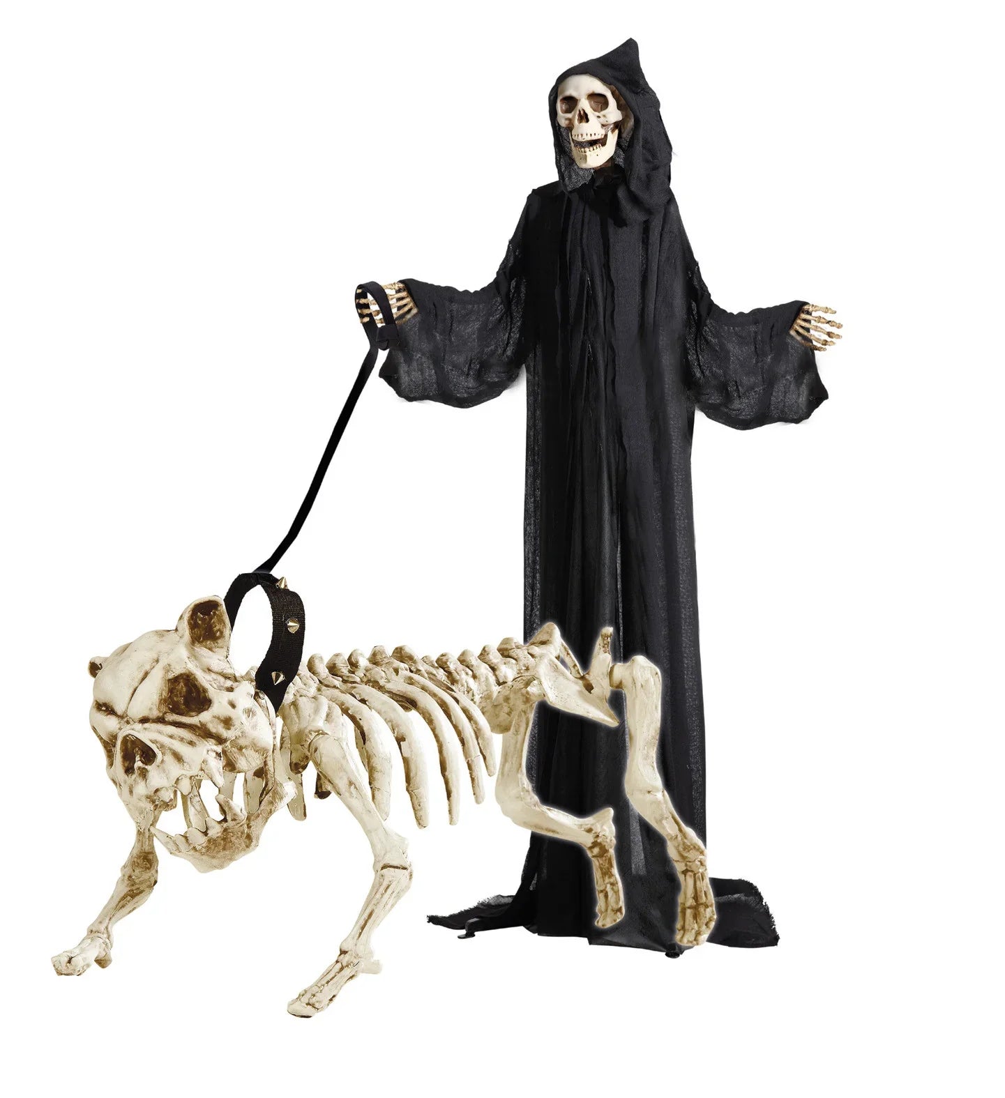 Perro esqueleto con correa Accesorios Halloween Widmann